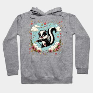 Cupid Skunk Hoodie